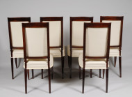 A set of six Art Deco dining chairs 4