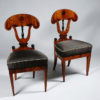 A fine pair of Biedermeier side chairs