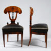 A fine pair of Biedermeier side chairs