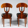 A fine pair of Biedermeier side chairs