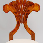 An exceptional pair of Biedermeier side chairs