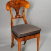 A set of four handsome Biedermeier side chairs