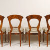 An elegant set of four Biedermeier chairs