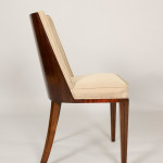Set of 10 Art Deco gondola style dining chairs