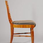 A set of four Biedermeier chairs