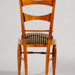 A set of four Biedermeier chairs