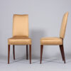 A set of six modernist dining chairs