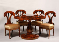 A set of four outstanding Biedermeier side chairs 8