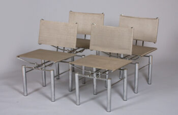 A set of four post-Modernist chairs by Kusch & Co