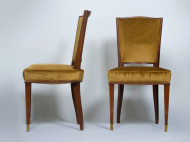A set of 6 Art Deco chairs by Dominique 3