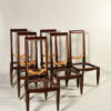 A set of six dining chairs by Maurice Jallot