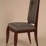 A set of six dining chairs by Maurice Jallot
