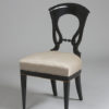 A set of four exceptional Biedermeier side chairs