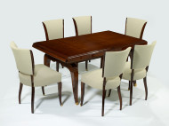 Set of 8 Art Deco dining chairs 2