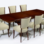 Set of 8 Art Deco dining chairs