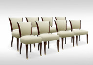 Set of 8 Art Deco dining chairs 4