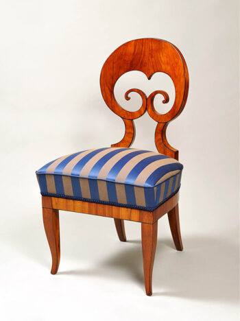An exceptional Biedermeier side chair