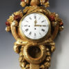 A Biedermeier wall clock