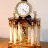 A Biedermeier mantel clock