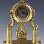 A Viennese Biedermeier mantel clock