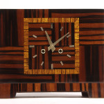 An Art Deco mantel clock