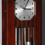 An Art Deco tall case clock