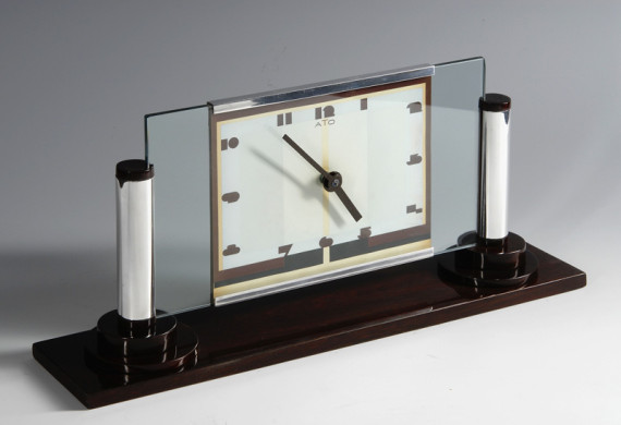 An ATO Art Deco electric clock