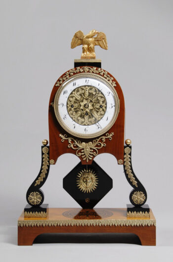 A handsome Biedermeier mantel clock
