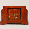 An Art Deco mantel clock