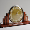 A modernist Art Deco mantel clock