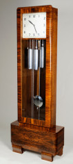 An Art Deco tall case clock 2