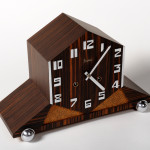 An Art Deco mantel clock