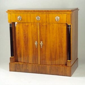 A large and exceptional Biedermeier two door serving dresser