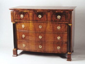 A Biedermeier writing commode