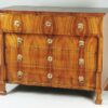 A Biedermeier four drawer commode