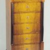 A Biedermeier tall chest