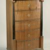 A Biedermeier tall chest of drawers