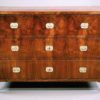 A Biedermeier three drawer commode