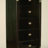 An exceptional Empire six drawers tall chest of drawers