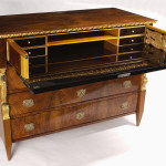 An Empire bureau-commode