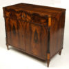 A Biedermeier two door commode / sideboard