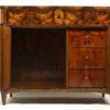 A Biedermeier two door commode / sideboard