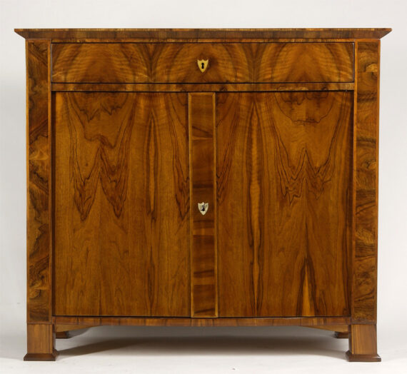 A Biedermeier two-door commode