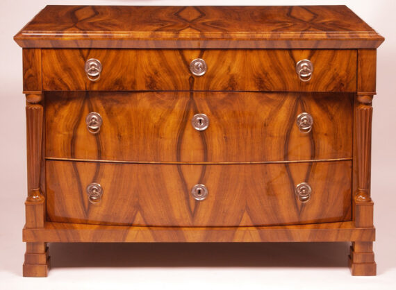 An exquisite Biedermeier commode