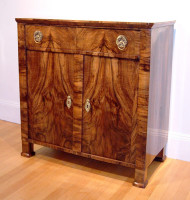 A Biedermeier two door commode 2