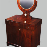 A rare and unusual Biedermeier trumeau / dressing table