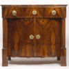 An outstanding Biedermeier trumeau commode