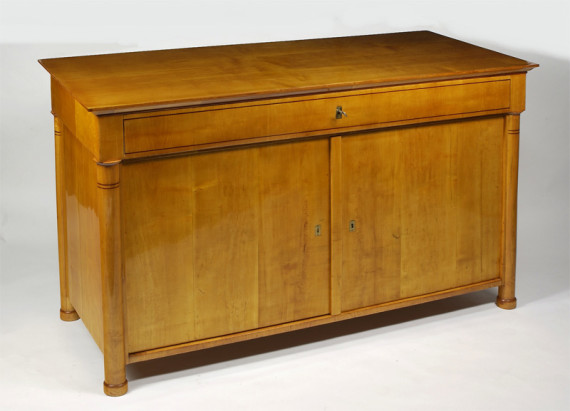 A large Biedermeier sideboard