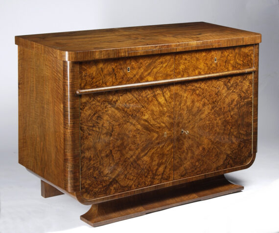 An Art Deco sideboard