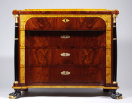 A fine Empire Revival four-drawer commode 2